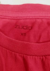 Red Back Print T-Shirt