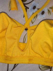 Vibrant Yellow Bikini top 👙 💛