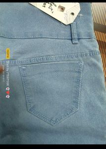 Stylish Lace-Up Detail Jeans