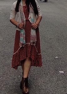 Red High Low Dress