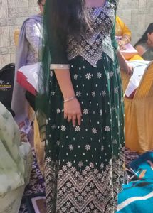 Elegant Green Ethnic Gown