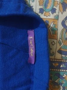 Royal Blue Knit Top