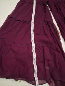 Elegant Maroon Kurta Set with Dupatta