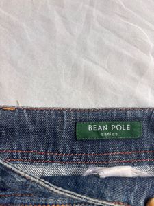Low rise blue wash Jeans