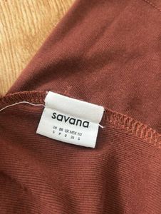 Savana Stylish Square Neck Long Sleeve Top