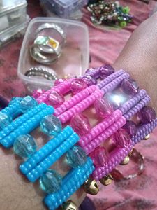 Assorted Bracelets with Gemstones