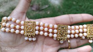 Peach Colour New Necklace