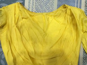 Elegant Yellow and White Lehenga Choli Set