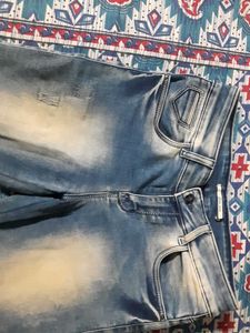 Blue Wash Denim Jeans