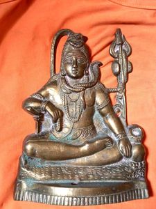 Vintage Shiva idol Brass metal