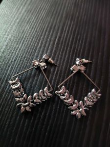 Elegant Square Crystal Earrings