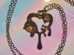 cutecore dripping heart pendant<3🍥🦷
