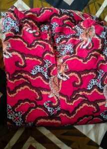 Vibrant Tiger Print Button-Up Shirt