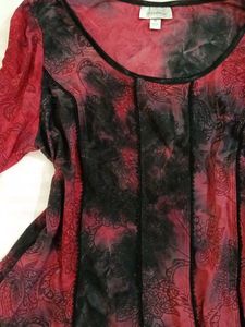 Boho Paisley Print Tunic Top
