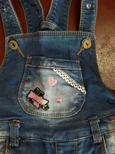 Denim Overalls Cute Design