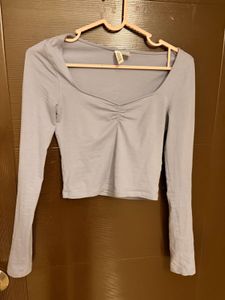 Long Sleeve Cropped Top