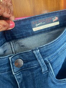 USPA SKINNY FIT Stylish Blue Denim Jeans-34