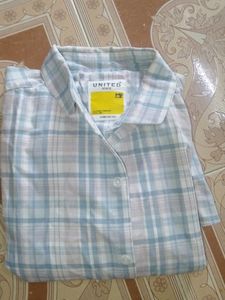 Plaid Button-Down Shirt