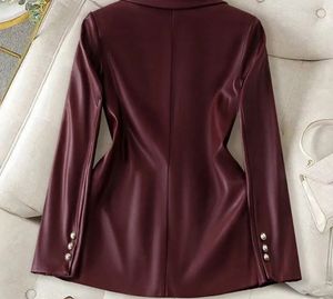 Red Double Breasted Blazer