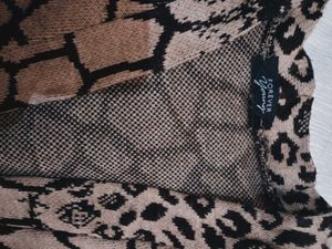 Animal Print Cardigan