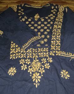 Pinteresty Blue Kurti