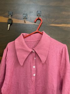 Pink Knit Top