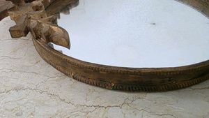 Ornate Gold Finish Wall Mirror or Tray