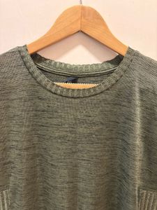 Olive Green Long Sleeve Top