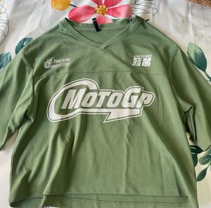 TEAMSPIRIT Green Moto GP Graphic T-Shirt