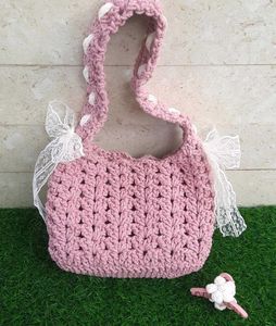 Cute Crochet Bag🎀(pinterest inspired)
