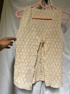 Crocheted Lace Vest