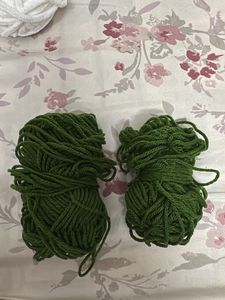 Green Yarn Skeins