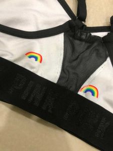 Rainbow Sports Bra with free pantie