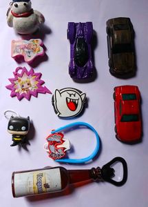 Set of toys and collectibles for kid