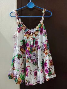 Floral Tiered Tank Top