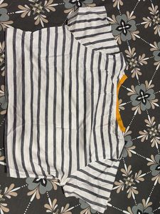 basic daily wardrobe stripped crop tea