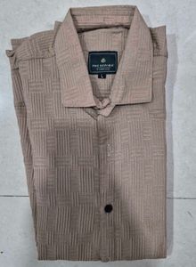 Men's Textured Long Sleeve Shirt