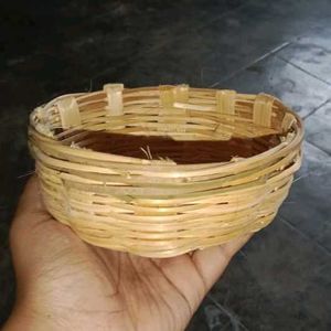 Handmade Bamboo Storage Basket