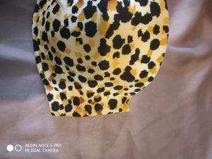 Leopard Print tube Bra