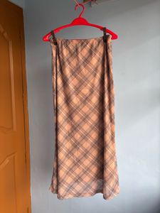 savana Plaid Skirt