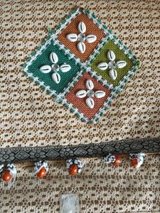 Boho Crossbody Bag with Shell Detail
