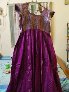 Long Traditional Stitched Gown Unused