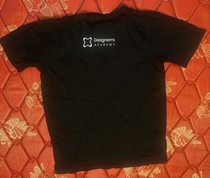 Solid Black Graphic Unisex Tee