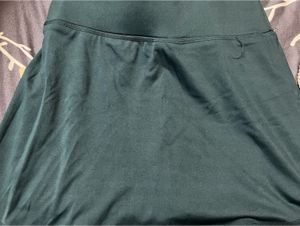 Teal Athletic Skirt with shorts