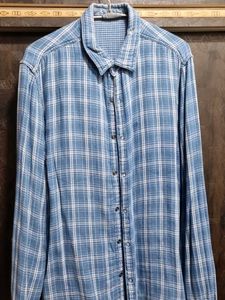 Blue Plaid Reversible Shirt