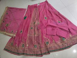 Elegant Pink Lehenga Choli