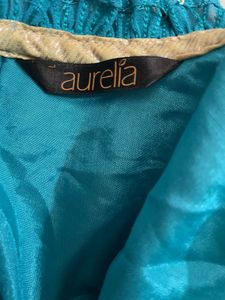 Embroidered Teal Kurta Set with Dupatta
