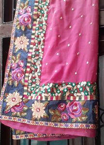 Beautiful Wine Sequence Saree