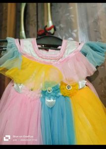 Colorful Tulle Party Dress for Girls