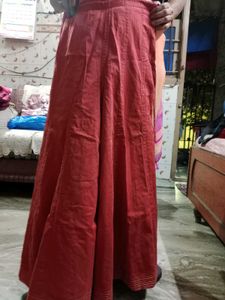 Fabindia branded Rust Red sharara pants